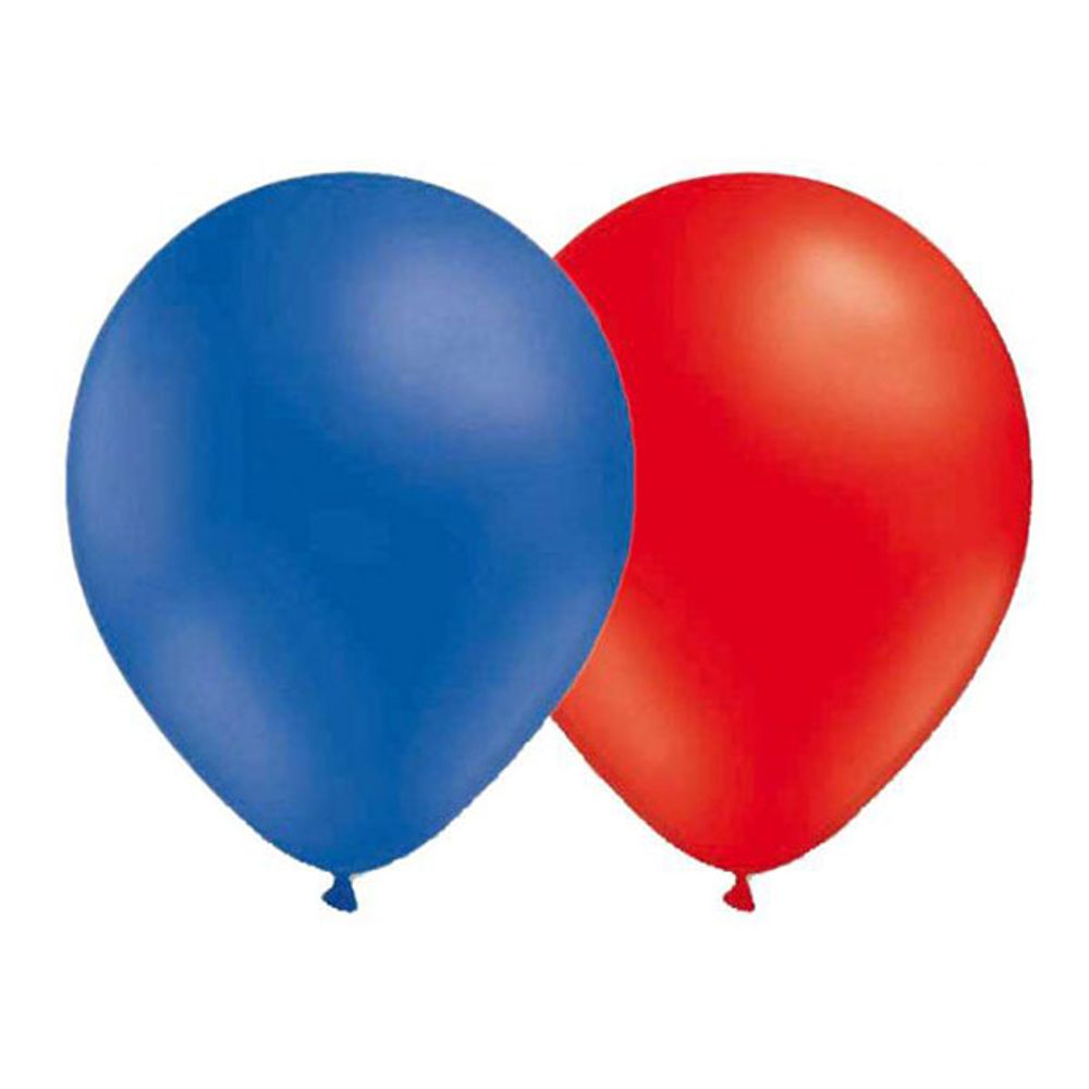 Ballongkombo Blå/Rød
