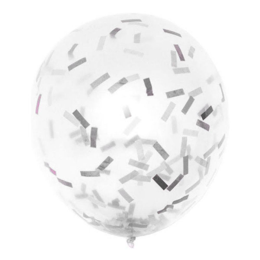 Ballongkonfetti Hvit
