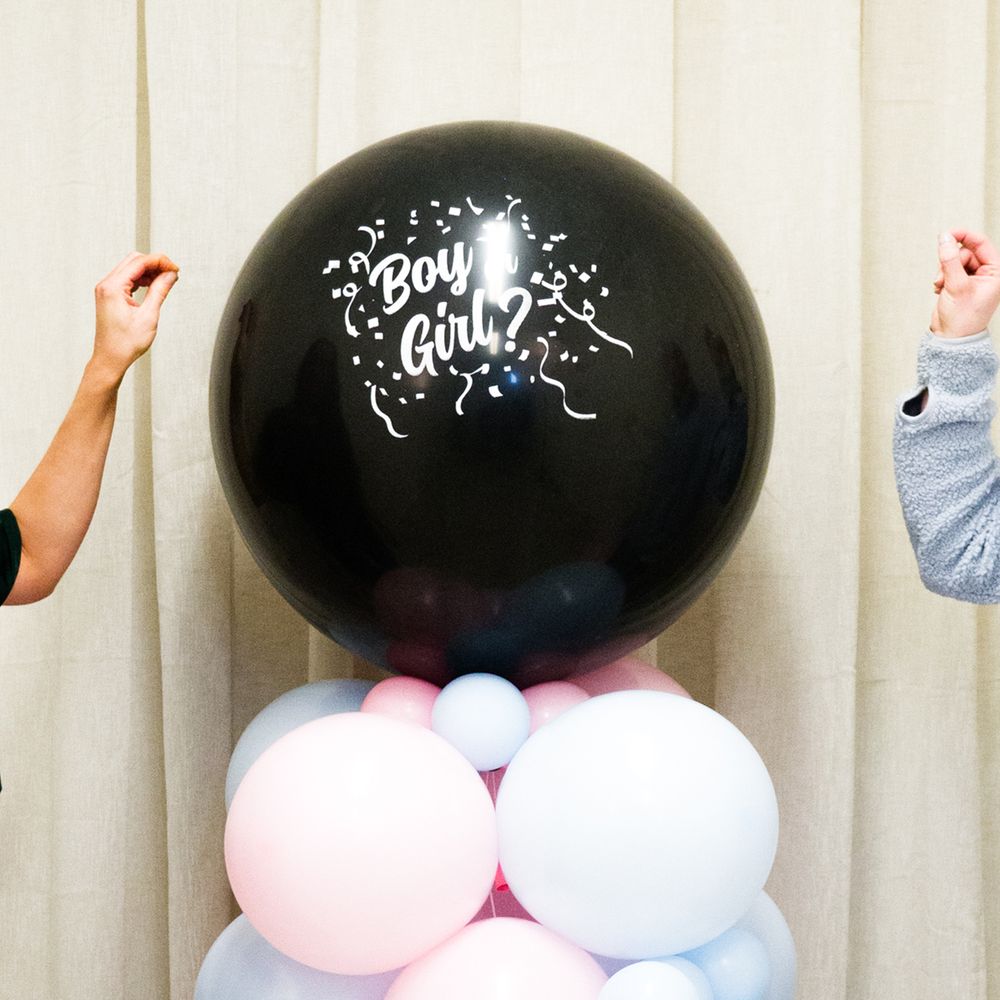 Ilmapallopylväs Gender Reveal