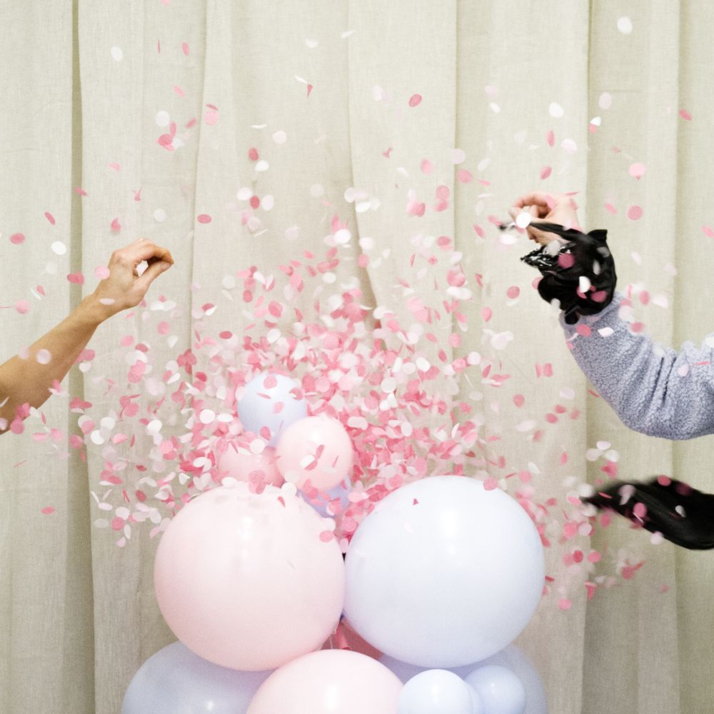 Ilmapallopylväs Gender Reveal
