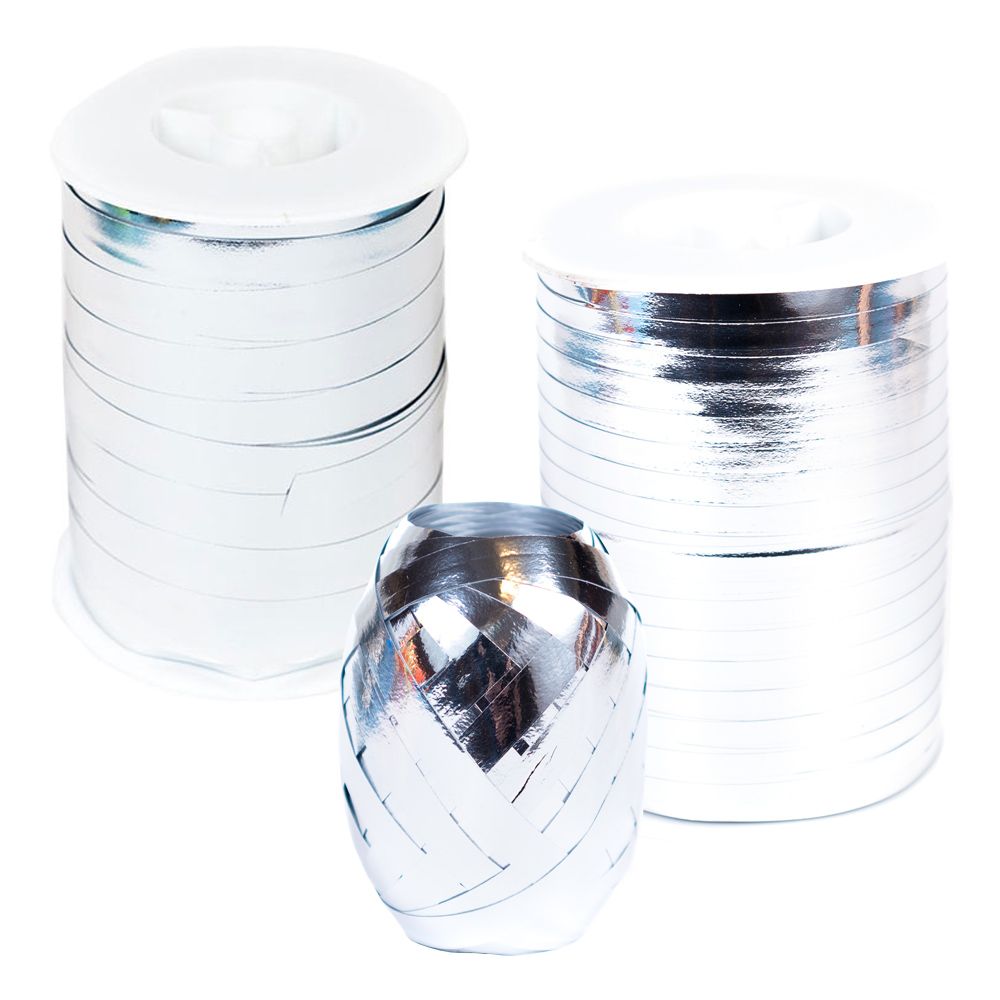 Ballongsnøre Metallic Sølv