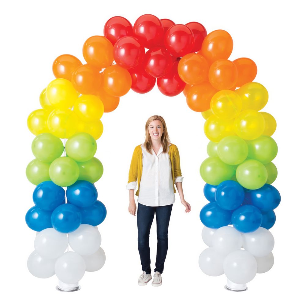 Ballonstativ Bue Hvid