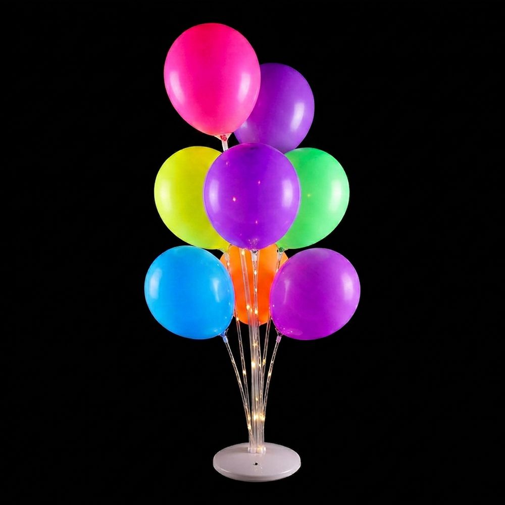 Ballongställ LED Vit