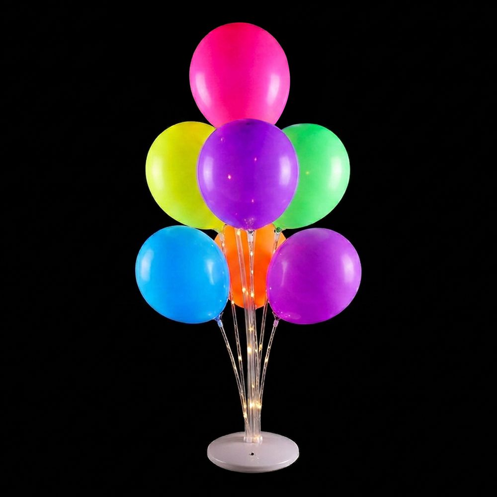 Ballongställ LED Vit