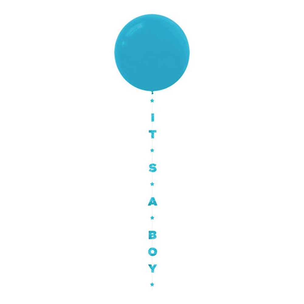 Ballonhale Its A Boy Blå