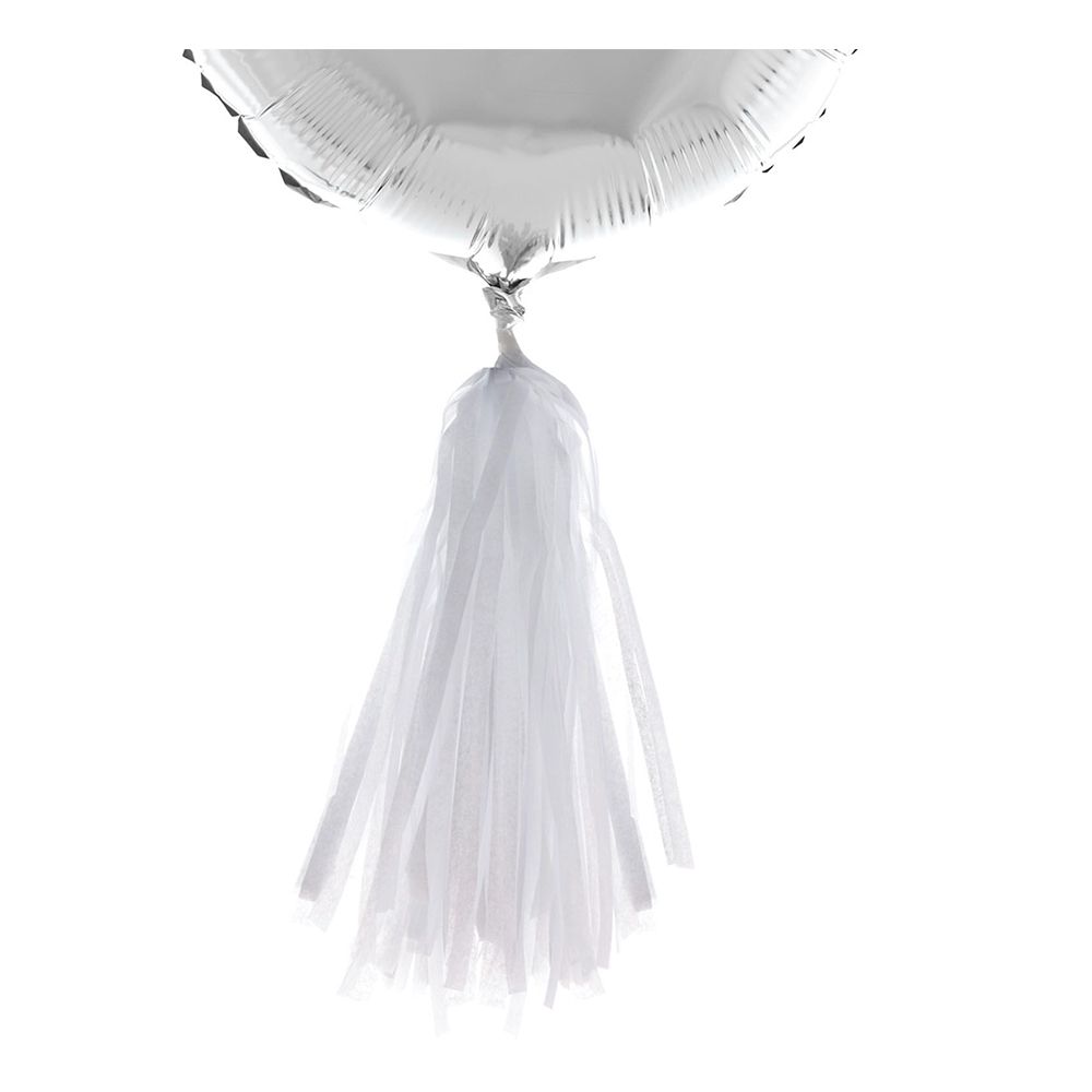Ballonghaler Pomponger Hvit