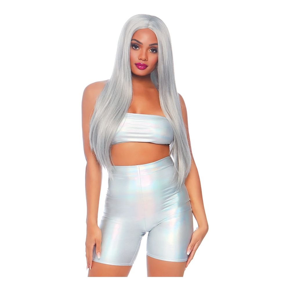Bandeau & Shorts Holografisk Deluxe