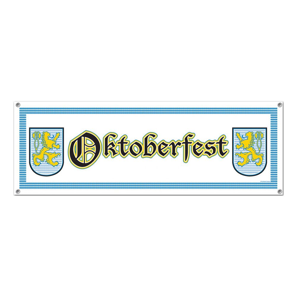 Banner Oktoberfest Hvit
