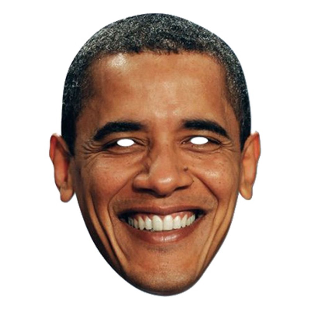 Barack Obama Pappmaske