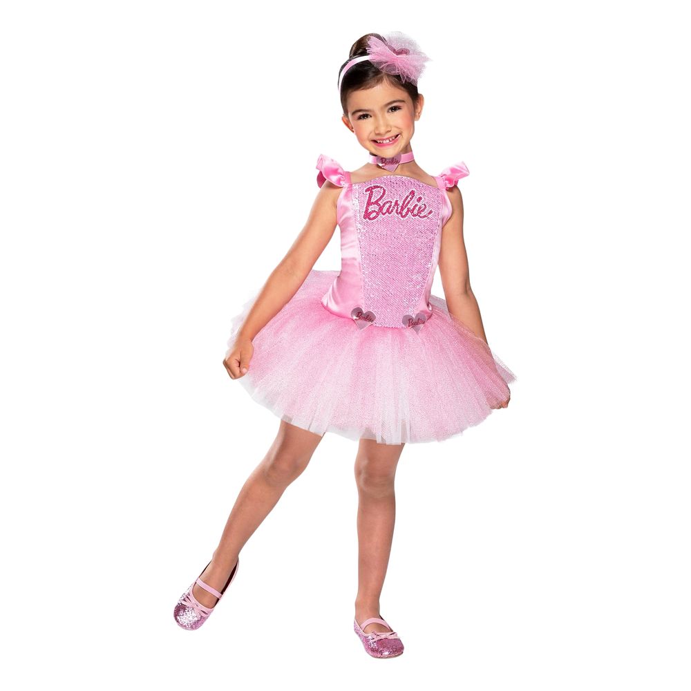 Barbie Ballerina Pailletter Børnekostume