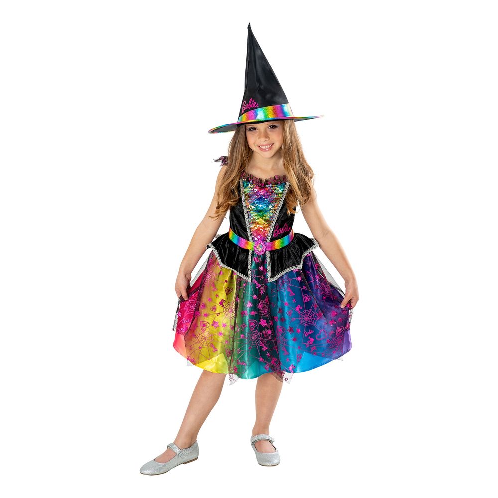 Barbie Fargerik Heks Barn Kostyme