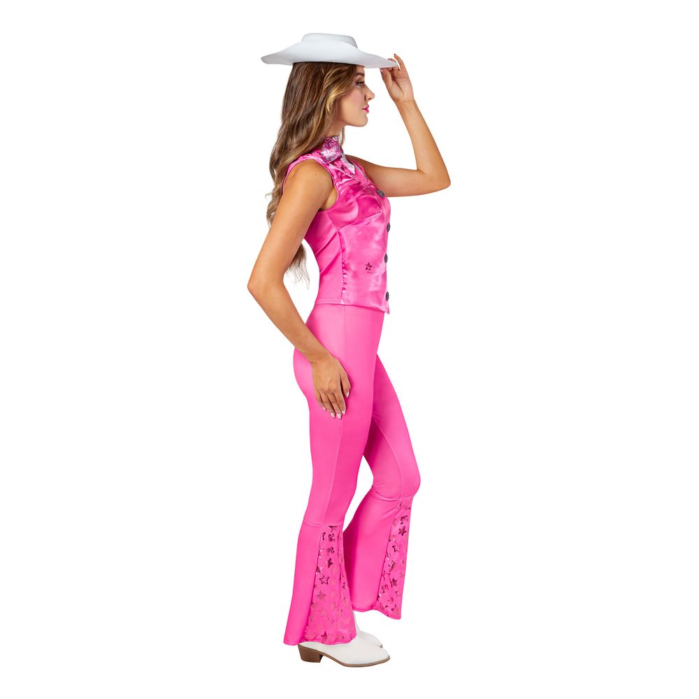 Barbie Lyserød Cowgirl Kostume
