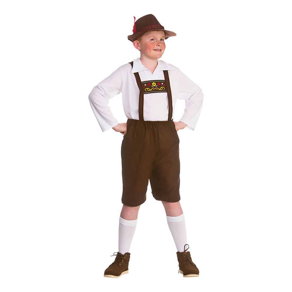 Bavarian Pojke Maskeraddräkt