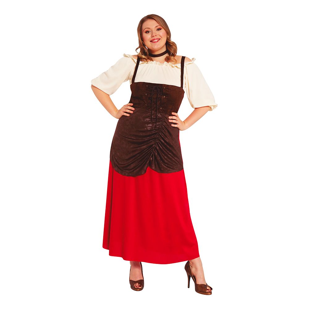 Bayersk Ølpige Kostume Plus Size