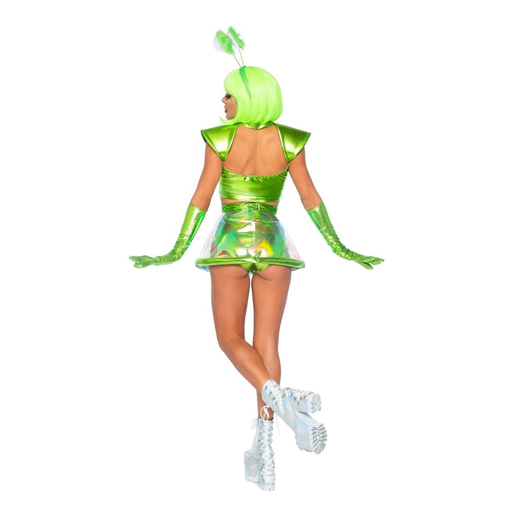 Grön Alien Deluxe Maskeraddräkt