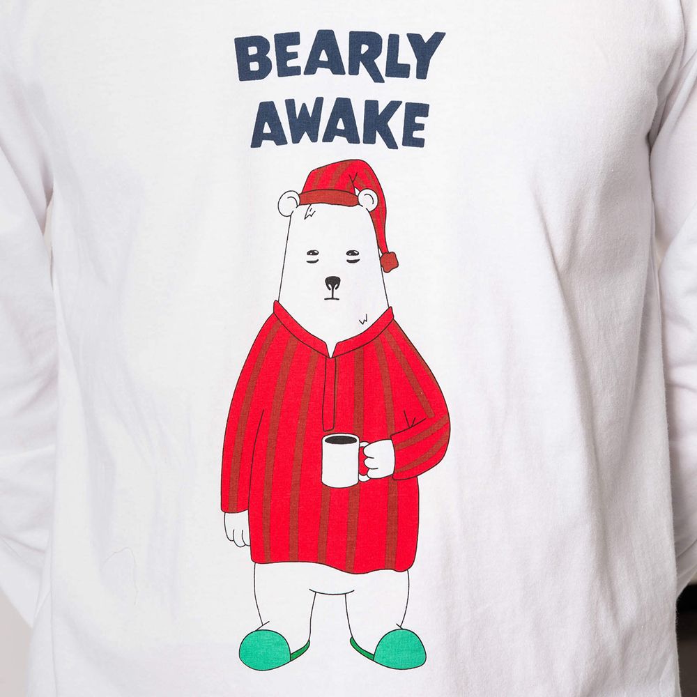 Bearly Awake Christmas Joulupyjama Miesten