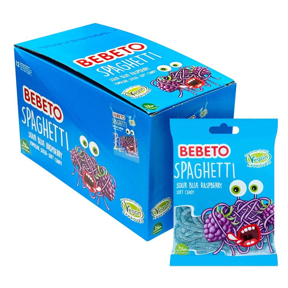 Bebeto Spaghetti Blue Raspberry Storpak