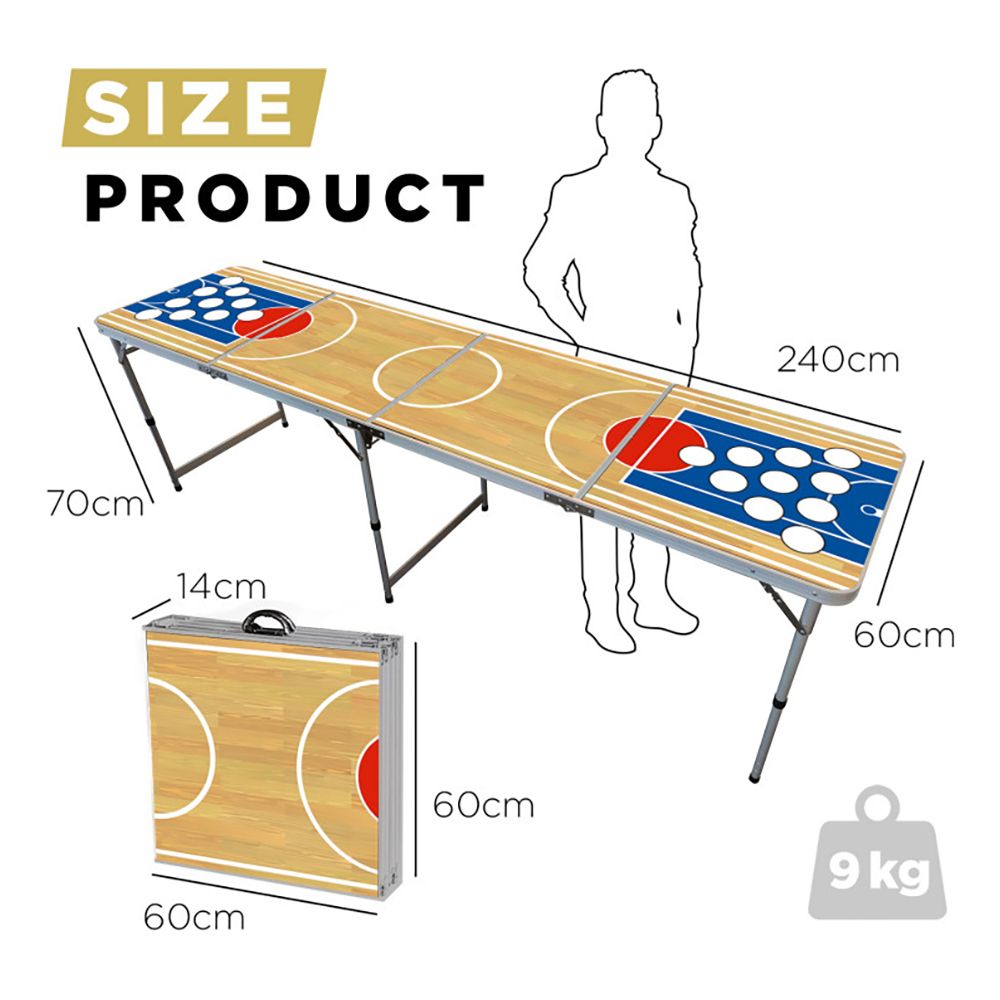 Beer Pong Bord Basket