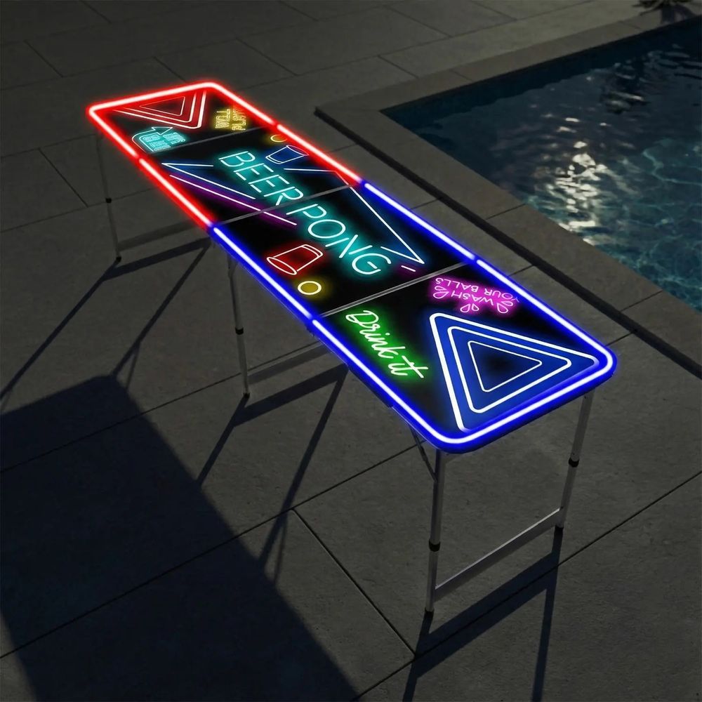 Beer Pong Bord LED