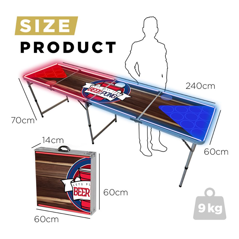Beer Pong Pöytä LED
