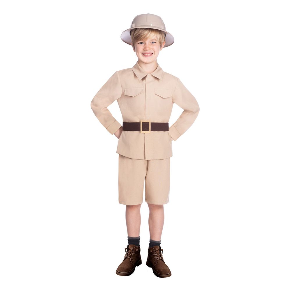 Beige Safari Børnekostume