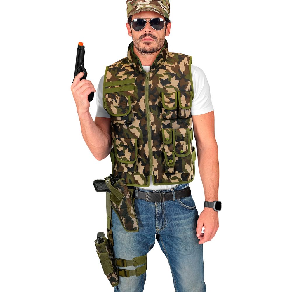 Benhylster Højre Camouflage