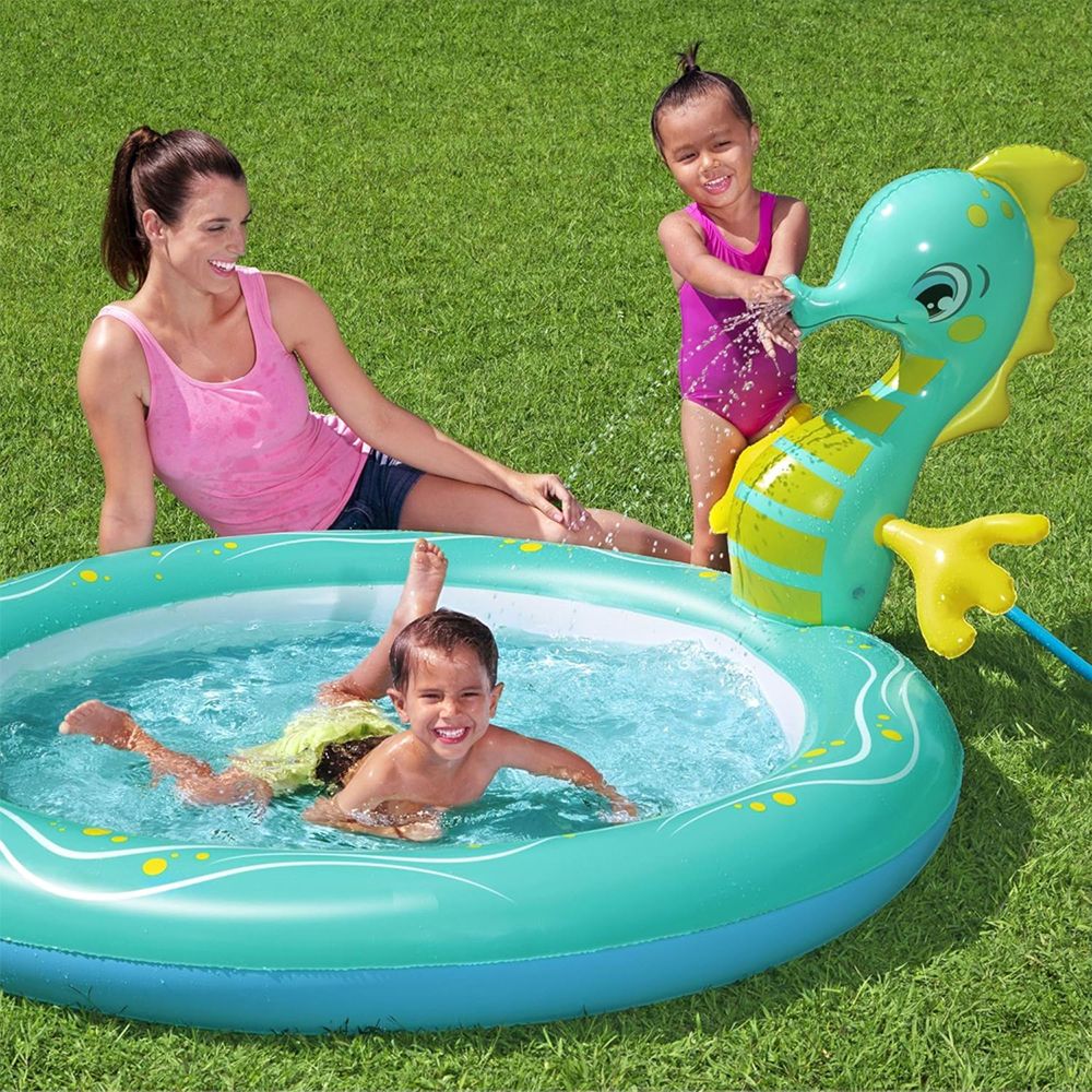Bestway Barnpool Sjöhäst med Sprinkler