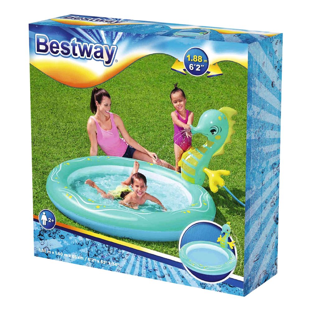 Bestway Barnpool Sjöhäst med Sprinkler