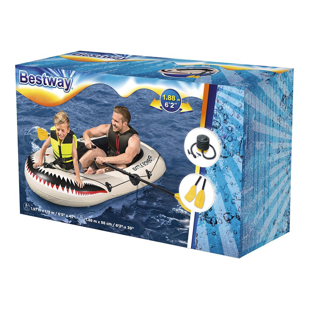 Bestway oppustelig gummibåd Battle Bomber