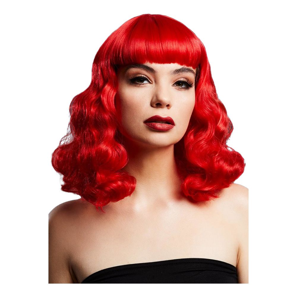 Bettie Kihara Punainen Deluxe Peruukki