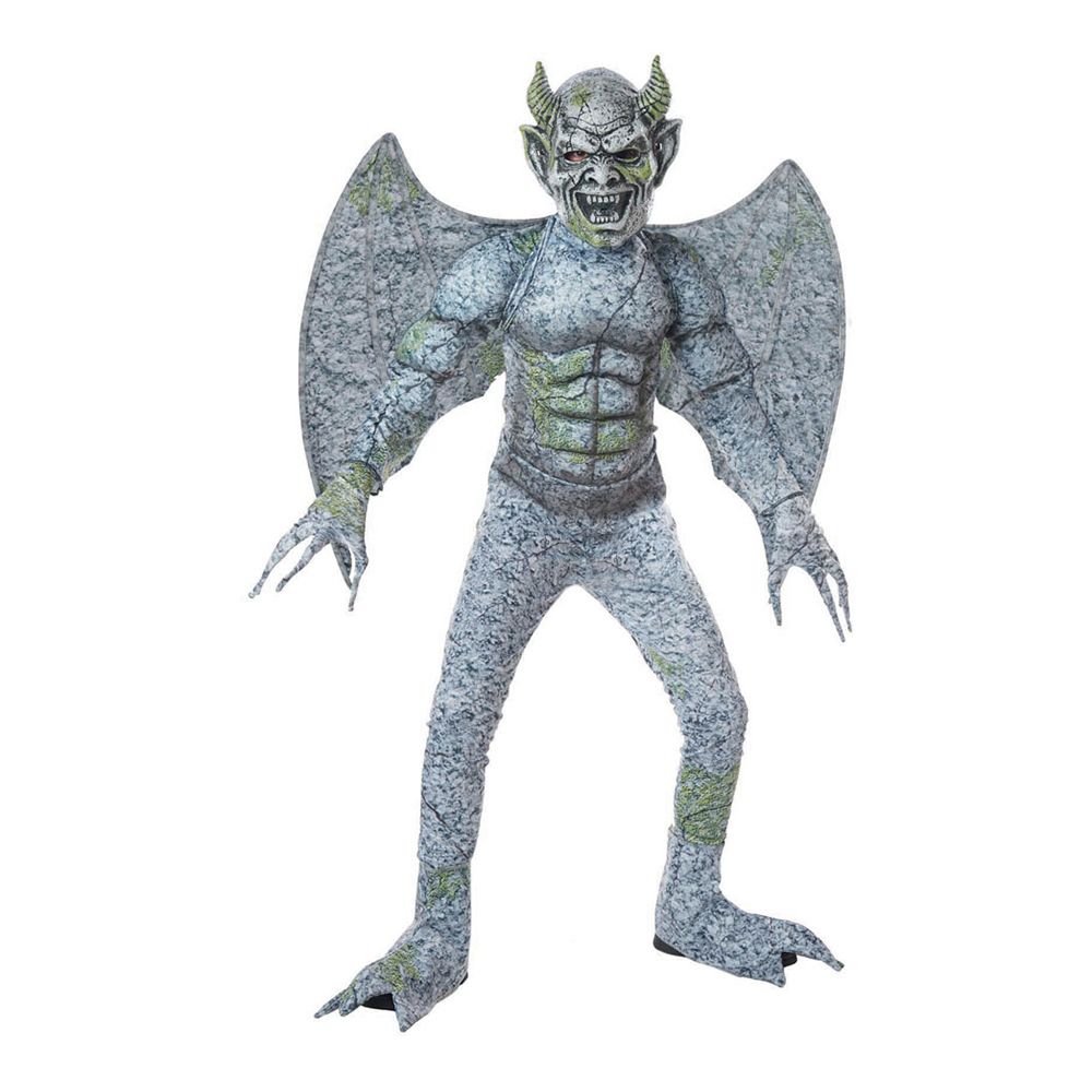Bevingad Gargoyle Barn Maskeraddräkt