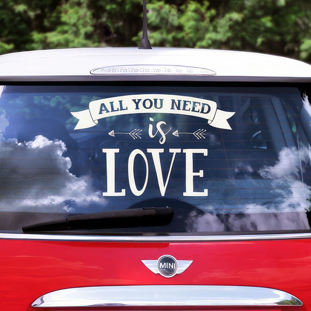 Klistremerke All You Need Is Love