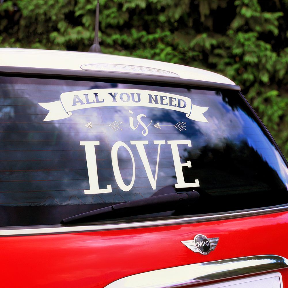 Klistremerke All You Need Is Love