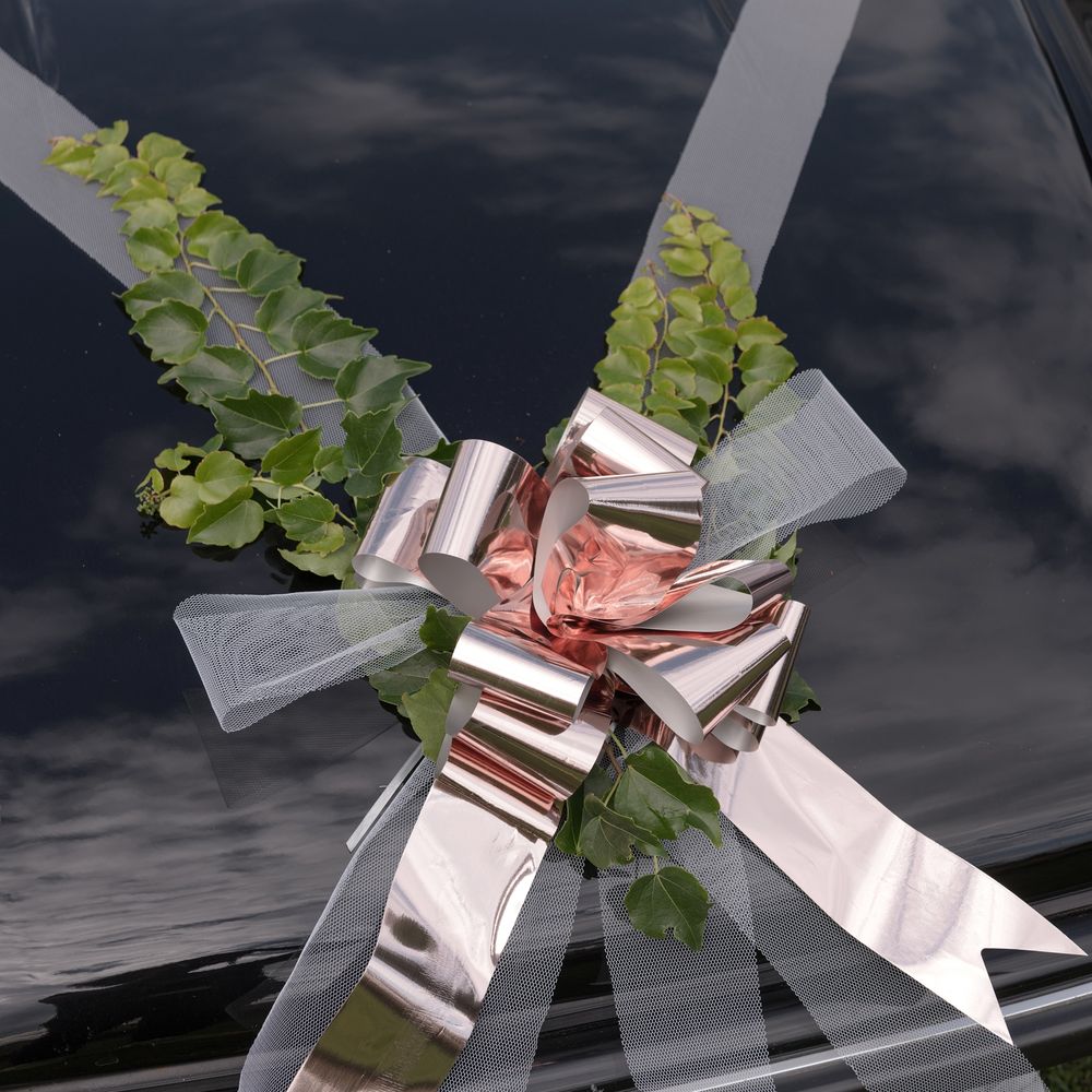 Bildekoration Bryllup Roséguld