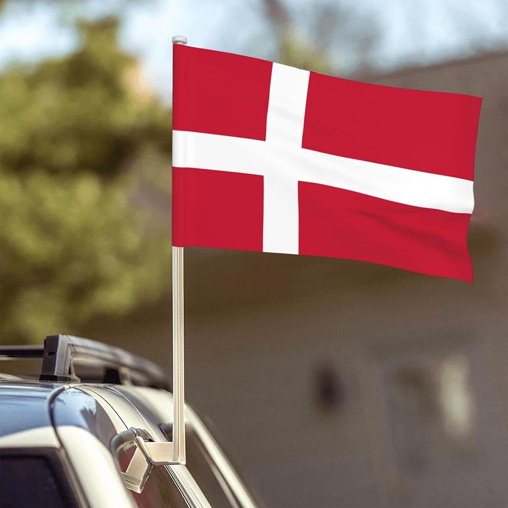 Bilflag Dansk Flag