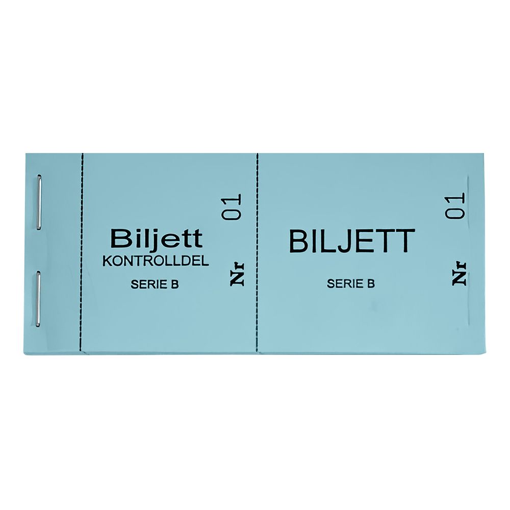 Biljettblock 1-100