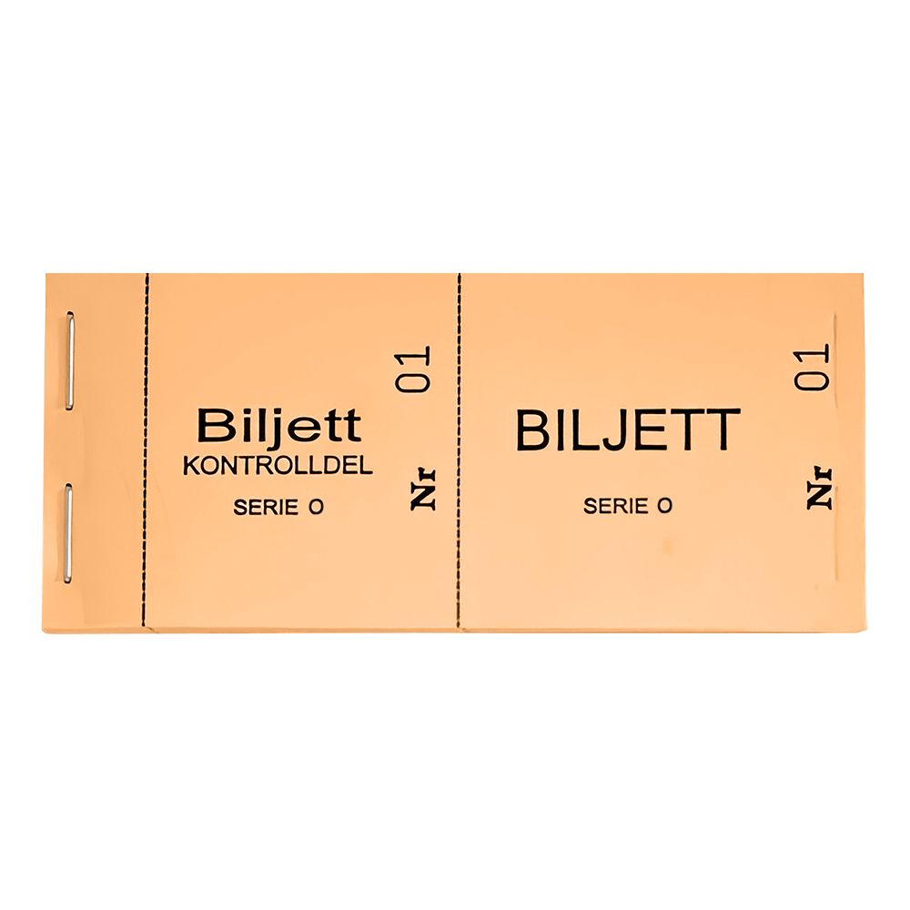 Biljettblock 1-100