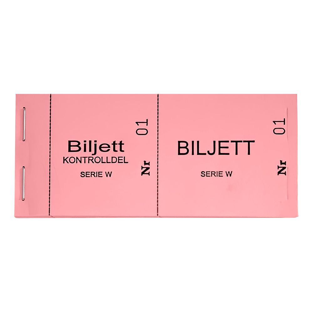 Biljettblock 1-100