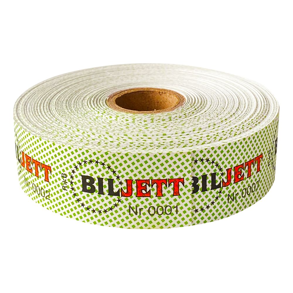 Billetter på Rulle
