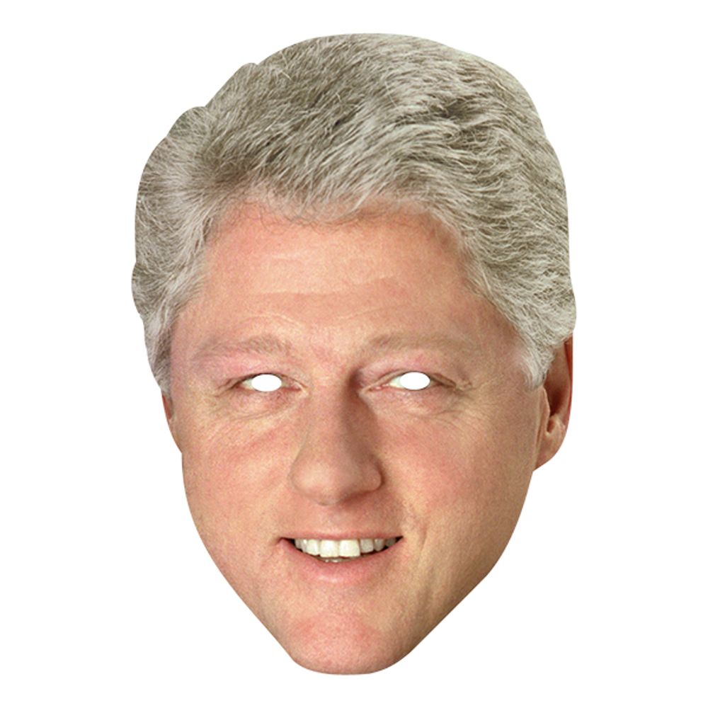 Bill Clinton Papmaske