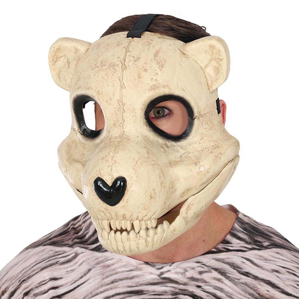 Bjørn Dødningehoved Ani-Motion Maske