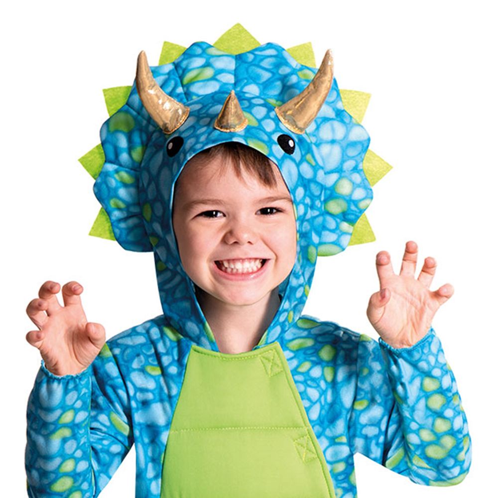 Blå Dinosaur Børnekostume