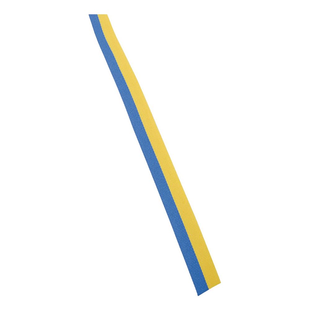 Blåt/Gult Bånd på Rulle