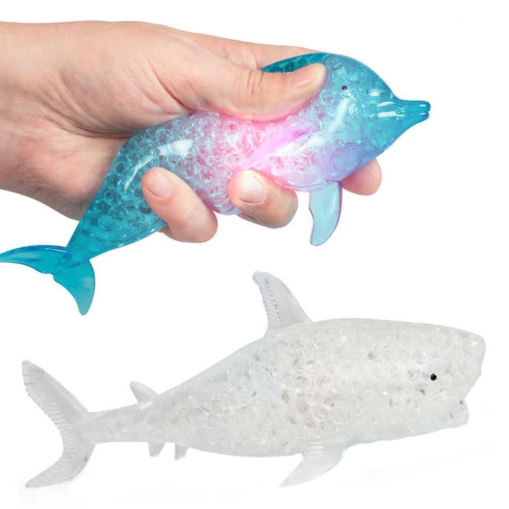 Blinkande Squeeze Beads Haj/Delfin