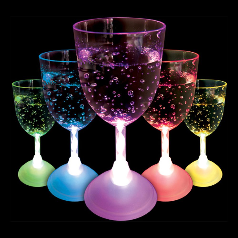 Blinkande LED Vinglas
