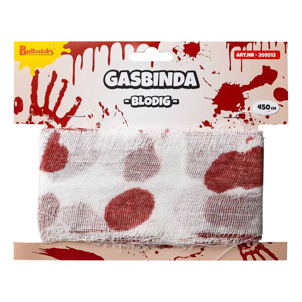 Blodig Gasbind