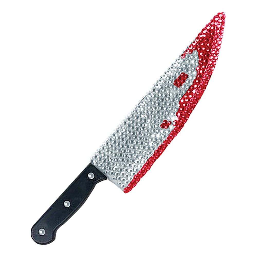 Blodig Kniv med Strass