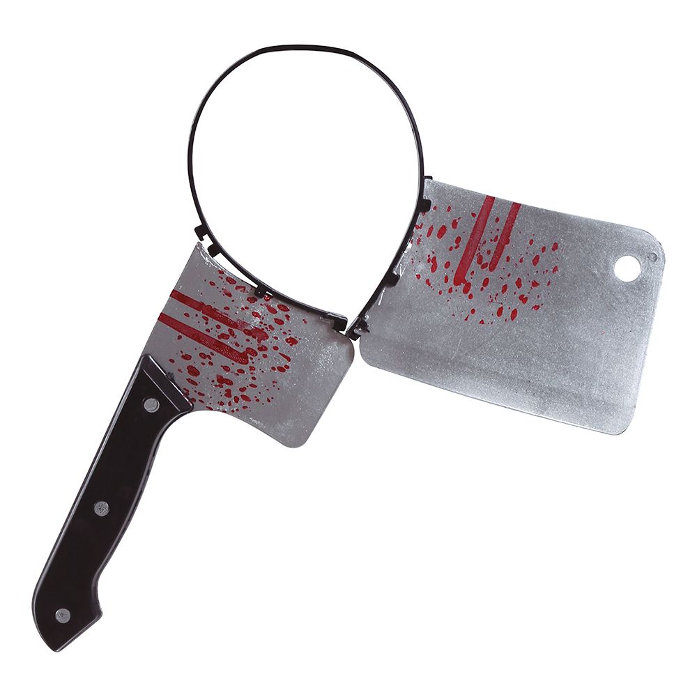 Blodig Kniv Gennem Hovedet