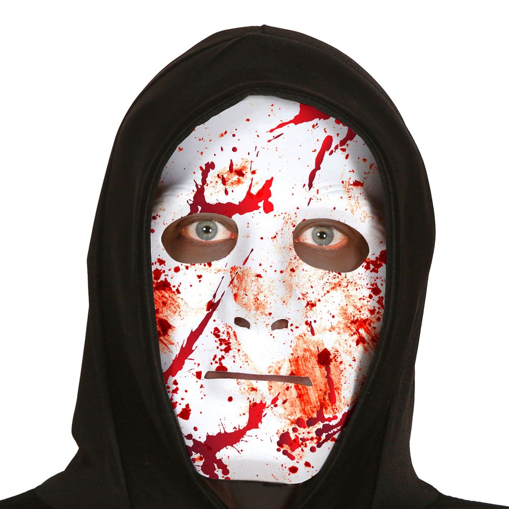 Blodig Maske Hvit