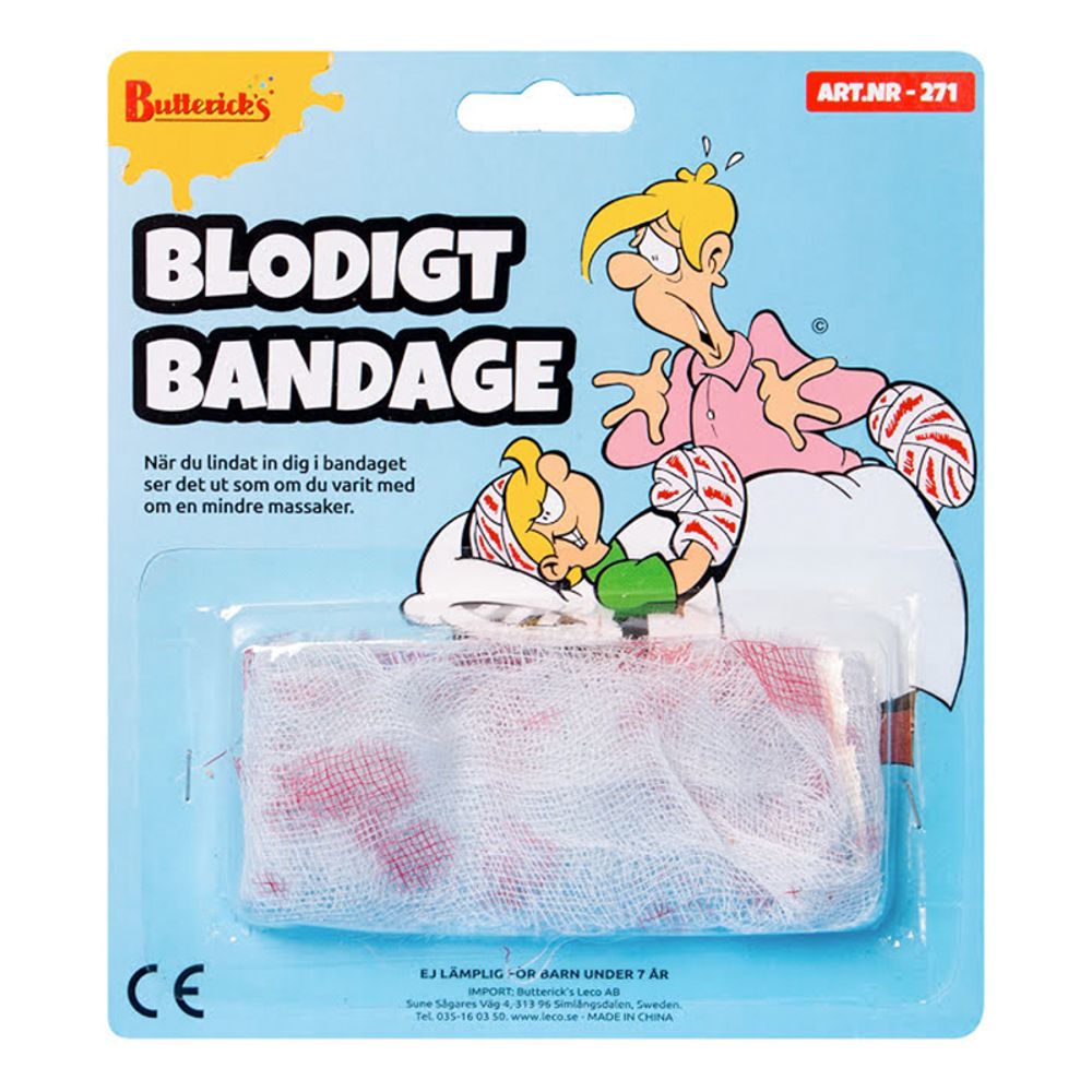 Blodig Bandage Skæmtartikel